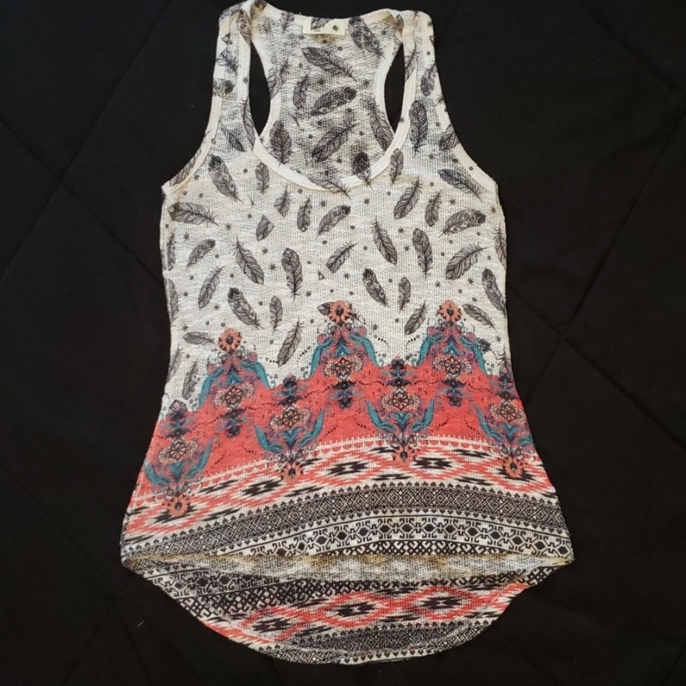 Feather Tank Top